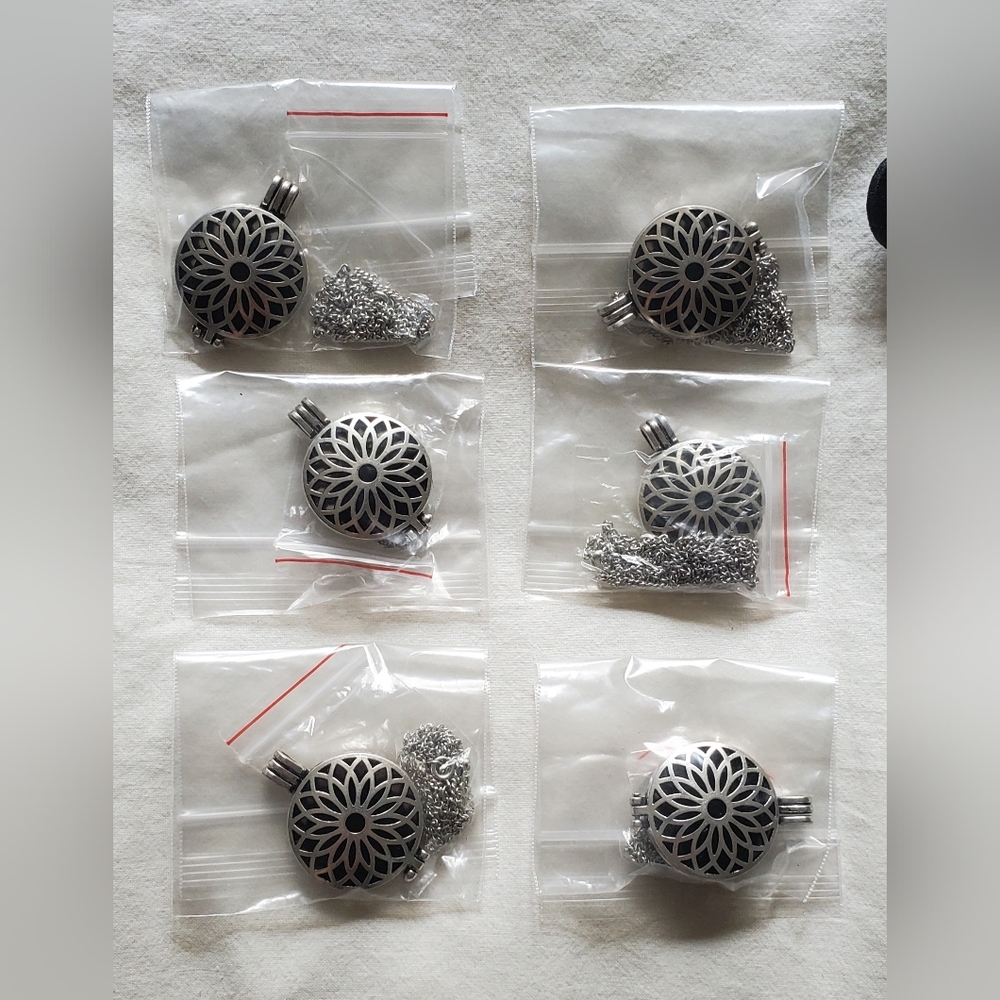 Essential Oil Diffuser Necklace Lot Of 6